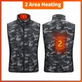 thumbnail image 3 of Ovzne 2Xl Heated Thermostatic Cotton Clothing - Polyester Heating Jacket With 3 Temperature Modes, Windproof Warm For Winter, 3 of 5