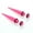 Red, variant on jiaroswwei 2Pcs Unisex Punk Ear Fake Cheater Stretcher Rivet Taper Plug Tunnel Gauges