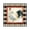 White, variant on CafePress - Spangled Allen Setter Rooster Black N White Sticke - Square Sticker 3" x 3"