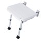 thumbnail image 1 of Silla De Ducha Plegable, Pies Antideslizantes, Diseño Ergonómico, Banco De Ducha Montado En La Pared, Fácil Instalación Para Puerta De Baño, 1 of 7