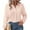 Pink, variant on TODOZO Womens Button Down Shirts Cotton Dress Shirt Long Sleeve Oversized Boyfriend Solid Tunic Tops with Pockets Gauze Tops for Women Loose Fit Button Down Shirts for Women Beige L