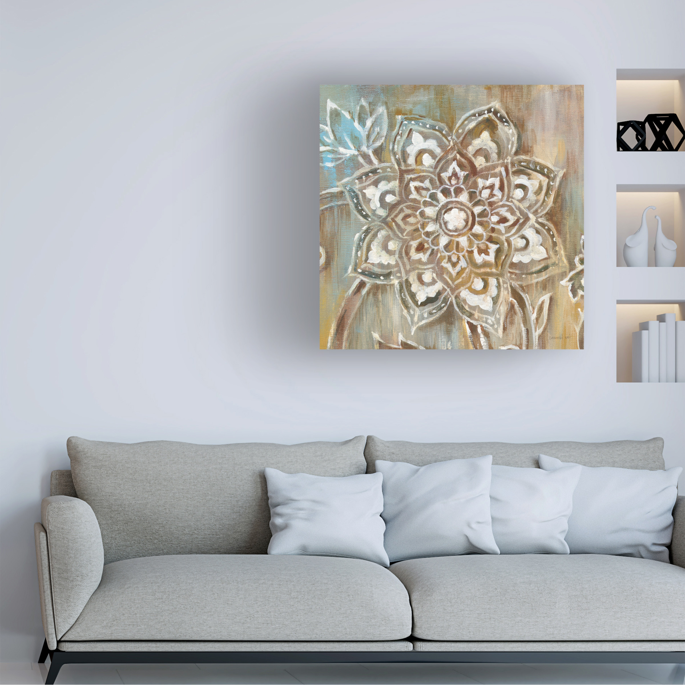 Trademark Fine Art "Henna II" Canvas Art by Danhui Nai