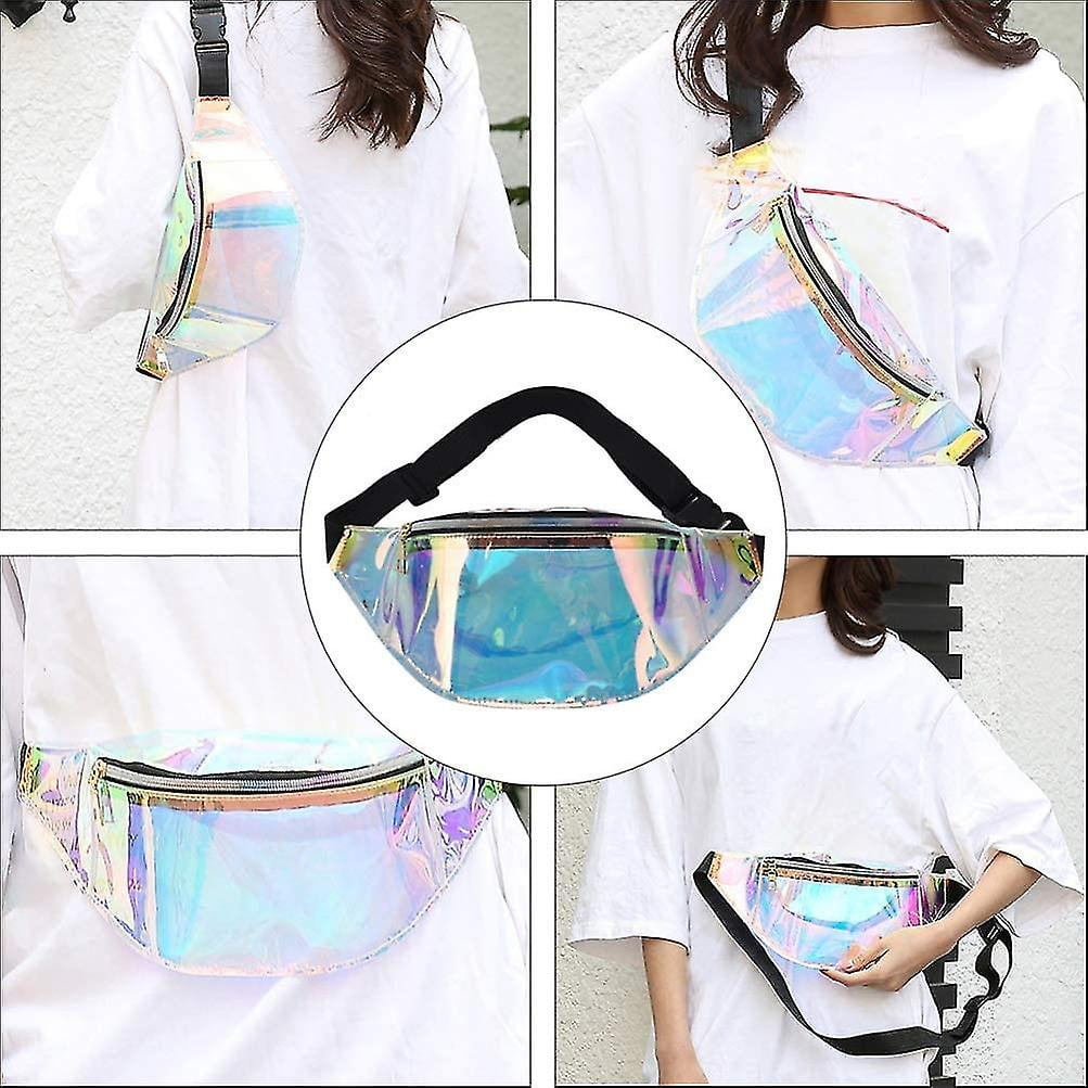 Holographic clear fanny pack clearance
