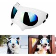 thumbnail image 1 of Gafas para perros Gafas para mascotas, anti-UV, impermeables y resistentes al viento, gafas para perros medianas y grandes - Blanco, 1 of 5