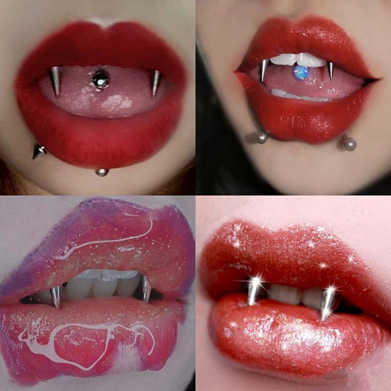 Cosplay Elegant BCR Septum For Men Fake Septum Piercing Piercing In mouth Puncture Mouth Ring Korean Style Lips Ring Stainless Steel Women Piercing Jewelry MULTICOLOR Walmart