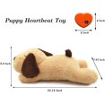 thumbnail image 2 of yellowJuguetes para cachorros, juguete para cachorros con latido del corazón, alivio de la ansiedad para perros, suministros para cachorros, juguetes para perros para la ansiedad,, 2 of 5