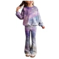 thumbnail image 5 of Ccpelsie Toddler Baby Girls Clothes Long Sleeve Shirt Top Flare Pants Cute Outfit Girl Fall Winter Clothes(Light Pink,6-7 Years), 5 of 8