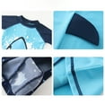 thumbnail image 5 of MEZZALL Toddler Swimsuit Boy 3 Piece Boys Swim Set Short Sleeve Boys Swim Shirt Boy Swim Trunks Rash Guard Bathing Suits Stylish Baby Wear, 5 of 6