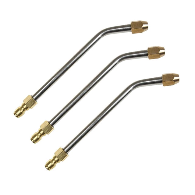Accesorio de boquilla de pulverización de ra de presión de 3 piezas 1/4 pulgadas, 20 cm, extensión de lanza en ángulo de manguera en ángulo Zulema Extensión de lanza en ángulo