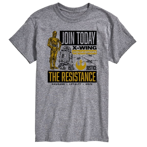 Star Wars - Join Resistence - Men's Short Sleeve Graphic T-Shirt