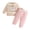 A-Pink, variant on NIEWTR Kids Toddler Girls Pajamas Set 2T 3T 4T 5T Long Sleeve Pullover and Elastic Waistband Pants 2Piece Outfit Children's Gift Cotton Loungewear for Fall Winter(A-Pink,2-3 Years)