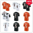 thumbnail image 2 of NFL_Jersey Cincinnati''Bengals''Football Jerseys 99 Myles Murphy 9 Joe Burrow 1 Ja'Marr Chase 23 Dax Hill 5 Tee Higgins 83 Tyler Boyd 94 Sam Hubbard 28 Joe Mixon 2 Evan McPherson, 2 of 7