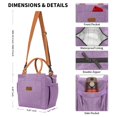 thumbnail image 2 of Bolsa Térmica Joymee para Almuerzo para Mujer y Hombre Adulto Morada 10L, 2 of 8