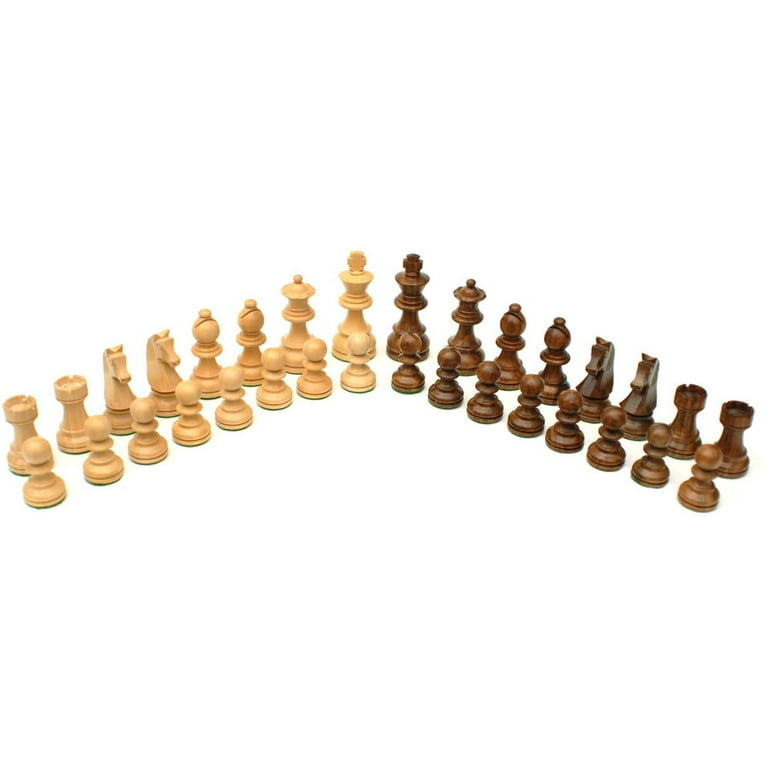 15 Elevated Weighted French Staunton Chess Set