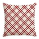 thumbnail image 1 of Juego de 4 fundas de cojín de lino con estampado de letras azules | Fundas de almohada cuadradas de 45 x 45 cm para sofá y sala de estar | Decoración del hogar, fundas de almohada decorativas para, 1 of 1