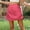 Hot Pink, variant on PYGNJK Women's Plus Size Printed Skirts High Waist Underneath Boho Tiered Flowy Tennis Skirts Casual Mini Skirt