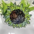 SIfdSeng Glass Mountain Fish Crow Sunflower Bear Tabletop Decor Funny