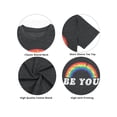thumbnail image 6 of VILOVE Rainbow Graphic Tees Women Be You Pride Shirts Short Sleeve Tops LGBT Equality T Shirts, 6 of 7