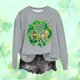 thumbnail image 1 of TaTaai Womens Holiday Graphic Sweatshirt St Patricks Day Long Sleeve Crewneck Loose Fit Casual Pullover Top Luck Theme Gift, 1 of 5