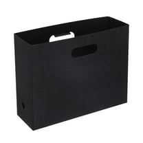 BMYJ Foldable Scrapbook Paper Storage Organizer, 12.59 x 4.33 x 9.64 Inch Scrapbook Paper Storage, Plastic File Organizer