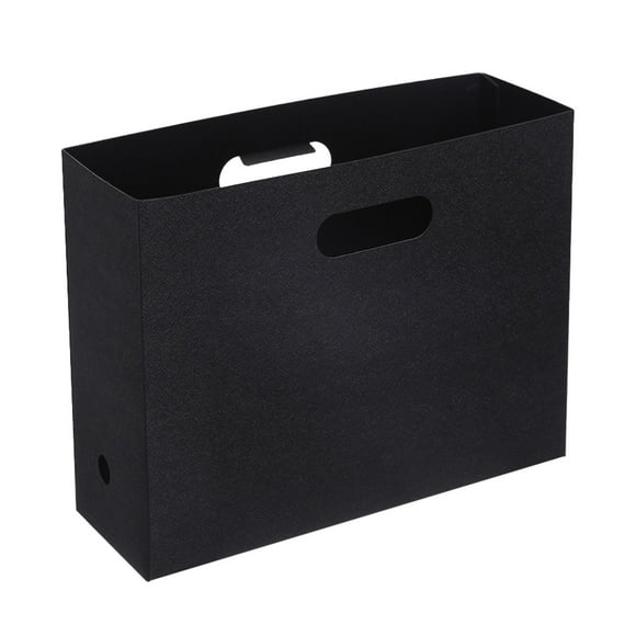 pdqouc Foldable Storage Bin with Handles for Reading Materials, Portable Organizer for Children’s Room and Classroom, Space-Saving Design to Keep Books and Supplies Neatly Arranged