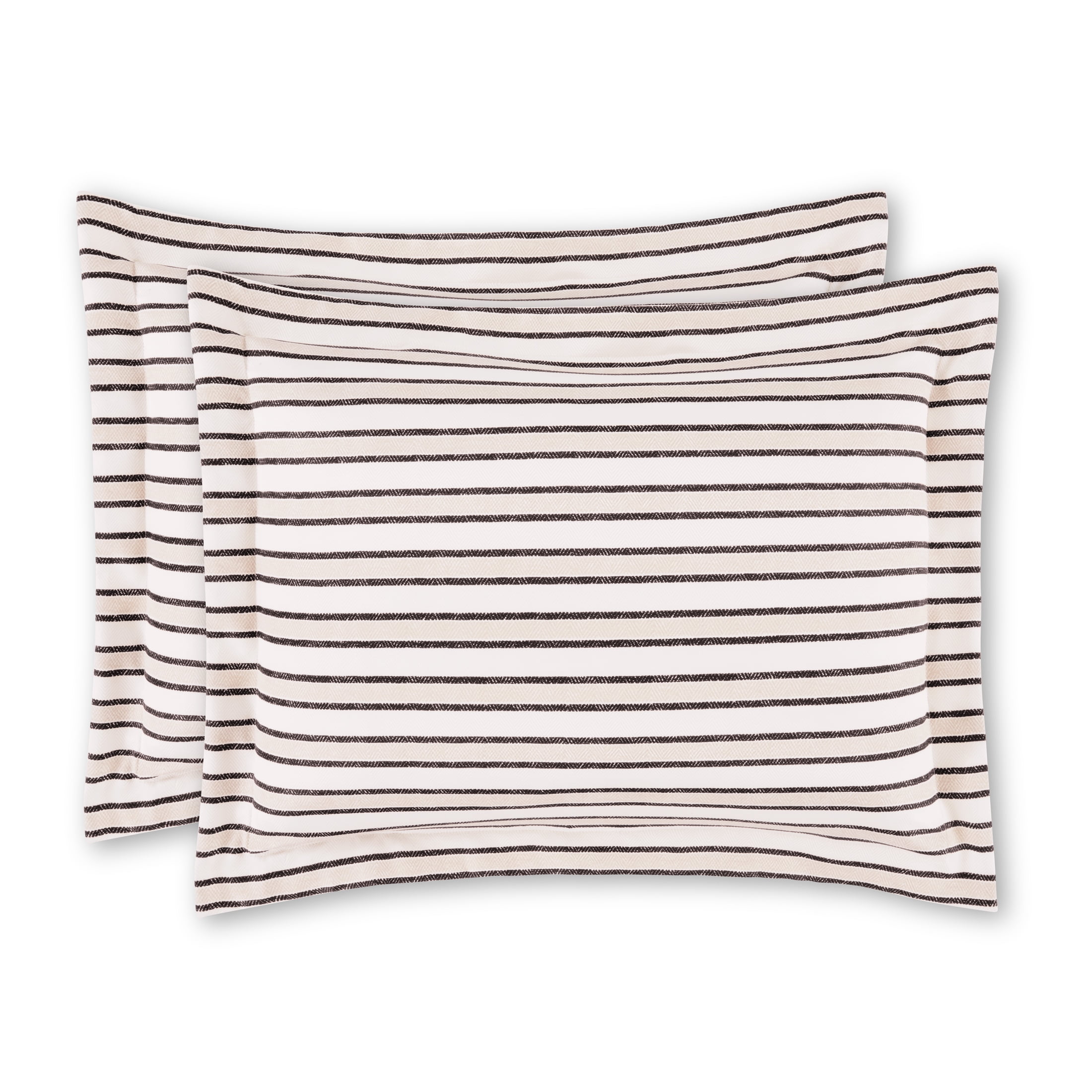 Mainstays Soft Touch Bed in a Bag 11-Piece Reversible Tan & Black Striped Comforter Set with Sheets, King
