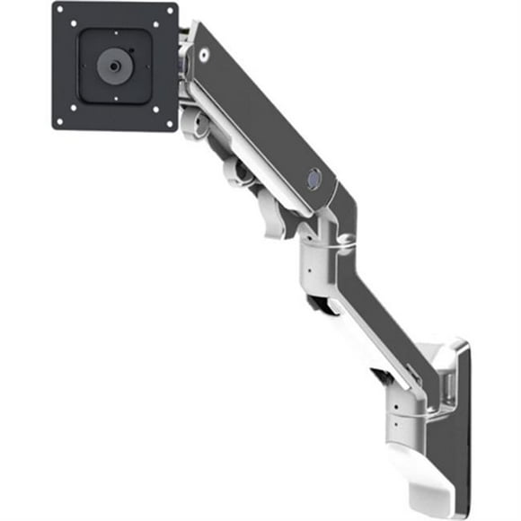 HX Wall Mount Monitor Arm in Polished Aluminum