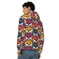 thumbnail image 4 of Naloa Fox Face Men’s Hoodies, Zip up Hoodie, Sweatshirts,Hoodies for Men Sizes S-3XL-Medium, 4 of 5