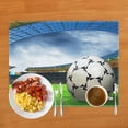 thumbnail image 6 of 2024 Placemat Soccer Football Field Print for Dining Table Linen Tableware Mat Coffee Cup Pads Dining Table Mats Kitchen Accessories, 6 of 7