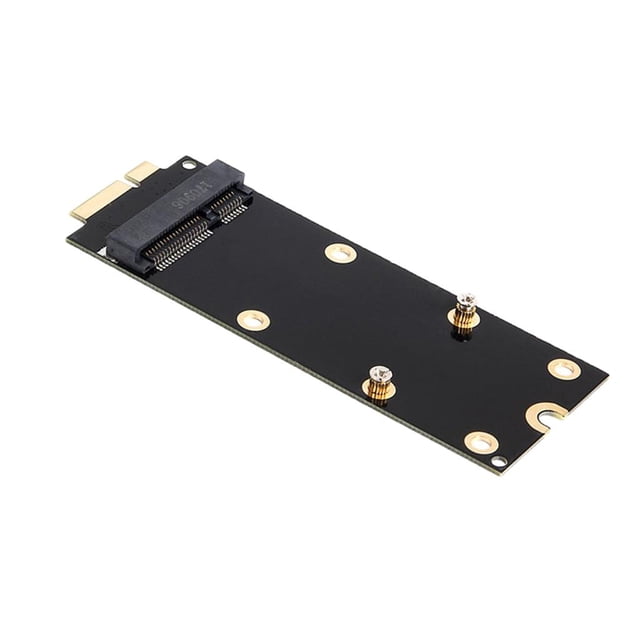 a 17 + siete pibes Tarjeta de Adaptador de Conector Convertidor SSD para 2012 con 2Tornillos CUTICAT Tarjeta adaptadora mSATA