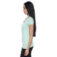 thumbnail image 2 of Women's & Juniors Plain Basic Scoop Neck T-Shirt Slim Top, 2 of 3