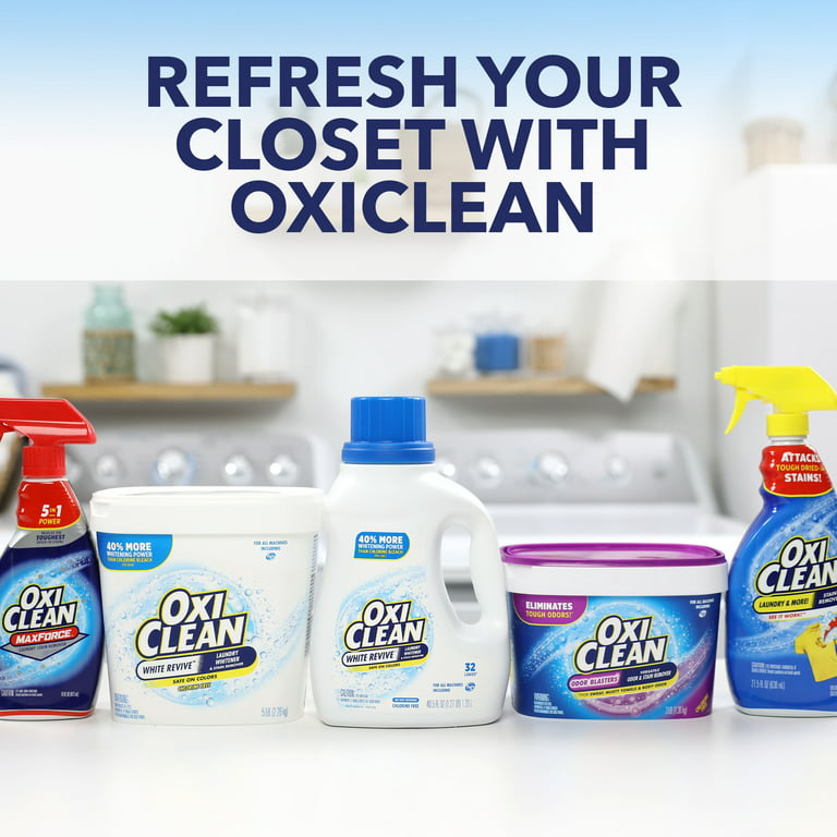 OxiClean White Revive 3 Lb. Laundry Whitener and Stain Remover - Power  Townsend Company