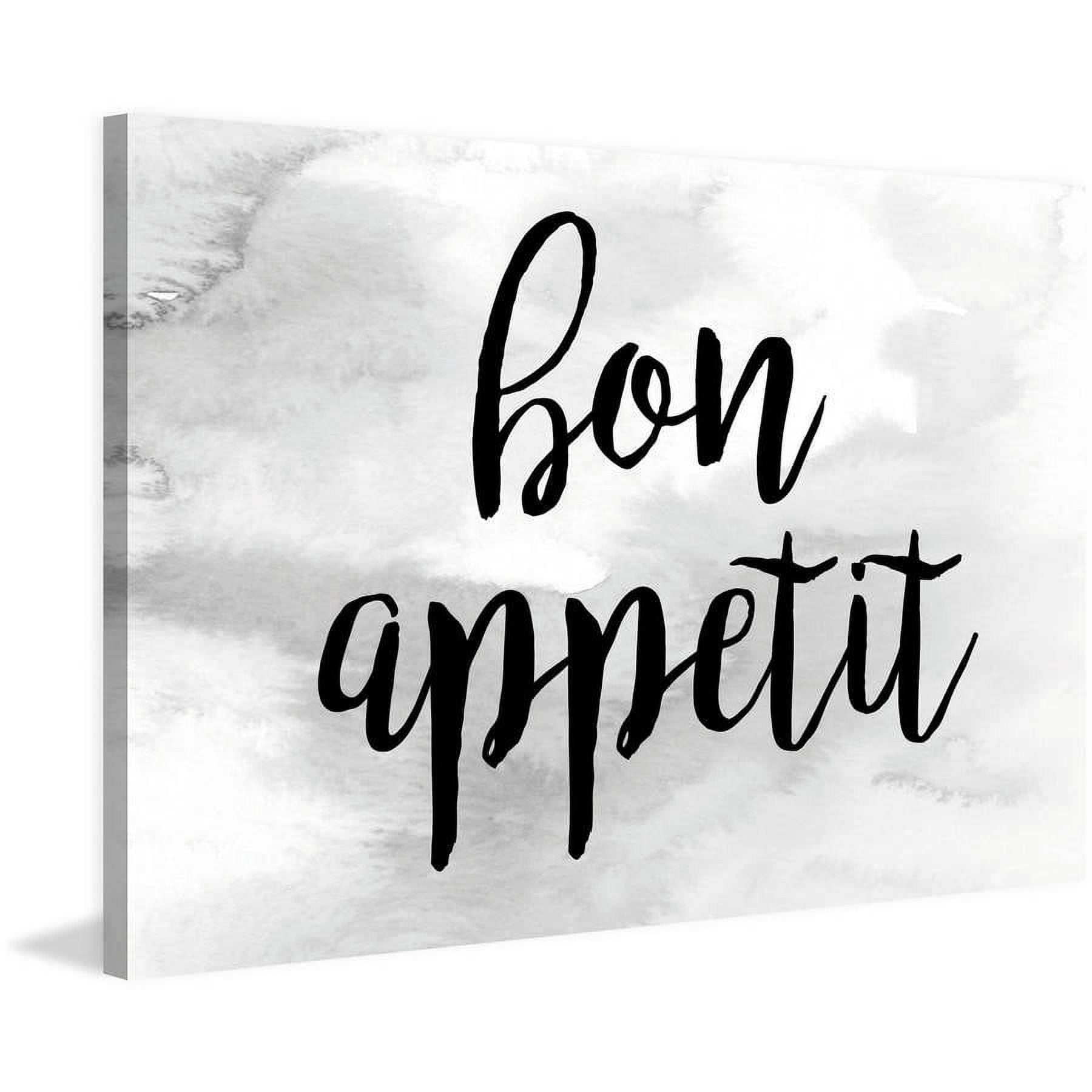 Marmont Hill Bon Appetit Painting Print on Wrapped Canvas