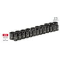 thumbnail image 2 of TEKTON 1/2 Inch Drive Shallow 6-Point Impact Socket Set with Case, 23-Piece (10 - 32 mm) | SID92322, 2 of 3