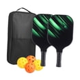 thumbnail image 1 of bedienty Pickleball Racket Set Lightweight Racket And Balls Portable Storage Makes Gift For Sports Enthusiasts 4 Pickleball Balls, 1 of 6