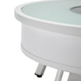 thumbnail image 5 of LeisureMod WW-29-24-GL 20 x 29 x 29 in. Walbrooke Patio Round Fire Pit & Tank Holder, White, 5 of 22