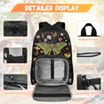 thumbnail image 4 of Bulopur Vintage Mushroom Print Kids Backpack Set 4 Pcs Lightweight Waterproof Kids School Bag with Lunch Bag, Pencil Case and Water Bottle Cover for Kids Ages 5-12, 4 of 8
