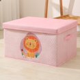 thumbnail image 1 of Fabric Storage Bins with Lids with Flip-Top Lid Storage Box for Toys Clothes and Books, 1 of 2