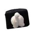 thumbnail image 2 of Caja de pañuelos de dibujos animados, muñeco de peluche, para tocador, apartamento, cocina negro, 2 of 6