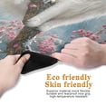 thumbnail image 2 of BZSMCE Yoga Mat Women White Cat on Cherry Blossom Branch Fitness Mat, 2 of 9