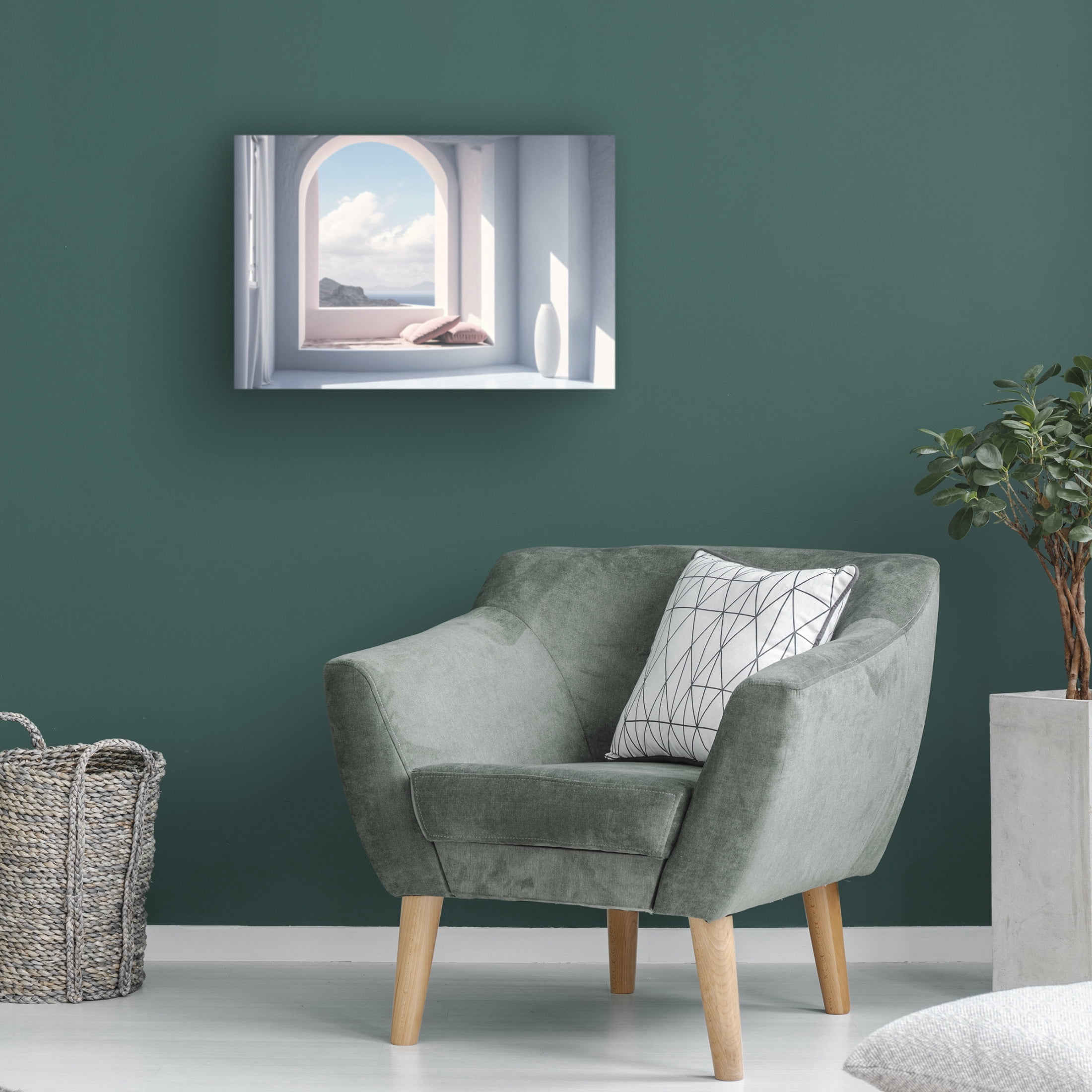 Canvas Wall Art - Ray Heere 'Architectural Photography Balconies 1' Wall Art for Living Room, Bedroom, or Office Décor by Trademark Fine Art - 24 x 16 Inches