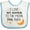 White and Blue, variant on Inktastic I Love My Sister to the Moon and Back Boys or Girls Baby Bib