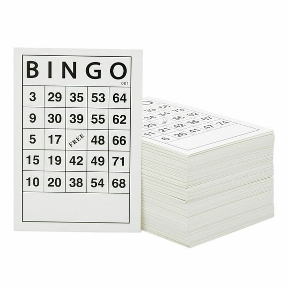 Disposable Bingo Cards
