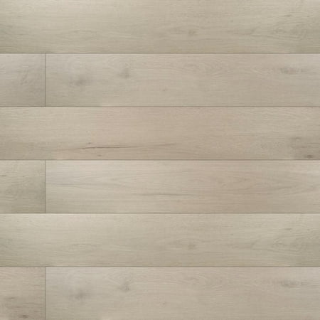 Creswell Zelda 7 In. W X 48 In. Beige Waterproof Hybrid Rigid Core Flooring