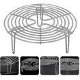 thumbnail image 4 of Stainless Steel Insert Grate Cooking Stand Steamer Insert Cake Grate Round Steaming Rack Steamer Insert For Cooking Pots Pots Cooling Grid Cake Grid F, 4 of 5