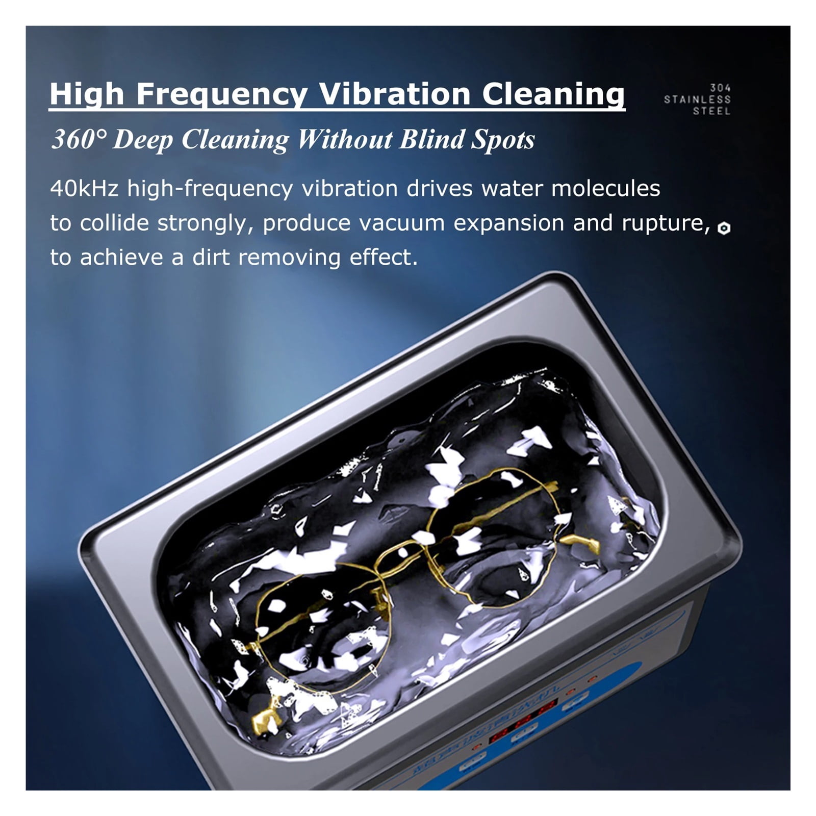 800ml Ultrasonic Cleaner 40kHz Ultra Cleaner with Timer Ultrasonic Jewelry Cleaner Ultrasonic Cleaning Machine