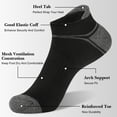thumbnail image 3 of KOITHOT 24 Pairs Men Ankle Socks, Low Cut Comfortable Lightweight Running Socks for Men Size 10-13, 3 of 7
