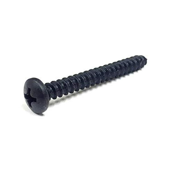 1 1 2 Pan Head Screw 8 Sheet Metal Black Oxide 100PK Walmart