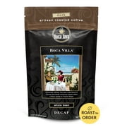 Boca Java Decaf Boca Villa Whole Bean Coffee, Dark Roast, 8 oz. Bag, 100% Arabica, Roast to Order