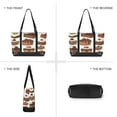 thumbnail image 6 of FORMRS Canvas Laptop Tote Bag for Women with 15.6" Computer Compartments Shoulder Handbag, White Sweet Cakes, 6 of 7